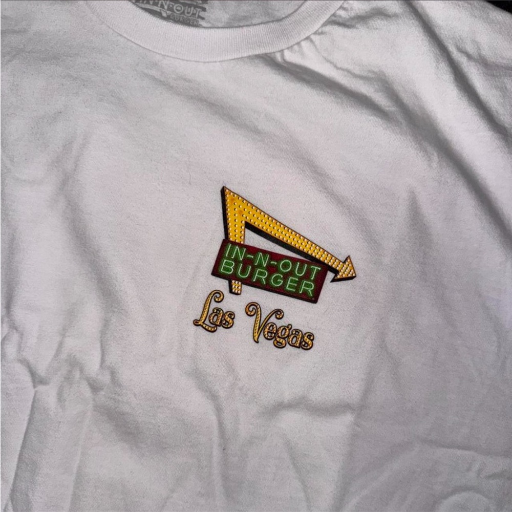 White In-N-Out Burger T-Shirt - Picture 3 of 5